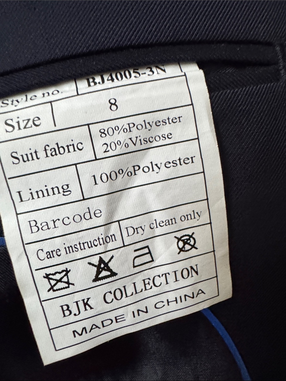 Boy’s Navy 3-piece suit.
